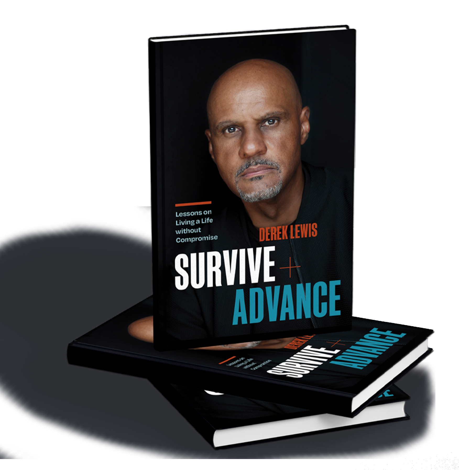 Survive + Advance book stack